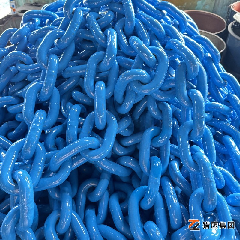 高強(qiáng)度G3級合金鋼船用錨鏈20年防銹鍍鋅處理
